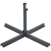 LECO Schirmständer, Kreuz, für Rohrdurchmesser von 50 mm - grau von LECO