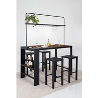 LECO Sitzgruppe »ELSA«, 4 Sitzplätze, max. Belastung 440 kg - grau LECO Sitzgruppe »ELSA«, 4 Sitzplätze, max. Belastung 440 kg - grau von LECO