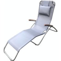 LECO Sonnenliege »ELEGANCE«, BxLxH: 65 x 177 x 109 cm - grau LECO Sonnenliege »ELEGANCE«, BxLxH: 65 x 177 x 109 cm - grau von LECO