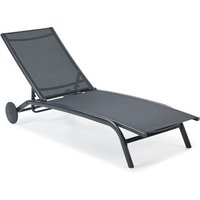 LECO Sonnenliege »NELE«, BxLxH: 71 x 192 x 93 cm - grau von LECO