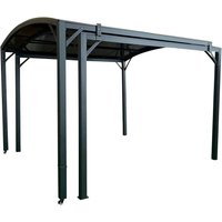 Leco Pergola - 300x300x237cm - anthrazit - Stahl / Aluminium / Polycarbonat von LECO