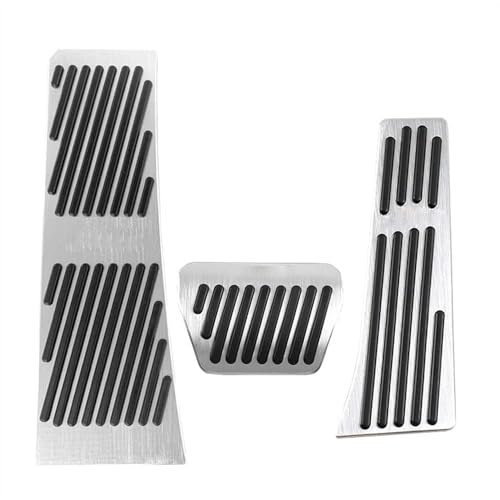 LECREA Auto Pedal Set für BMW IX IX5 2021 2022 2023, Verschleißfest Gaspedal Bremse Fußstütze Pads Anti Rutsch Pedal Abdeckungen, Auto Innere Beschützen ZubehöR,at with Rest von LECREA