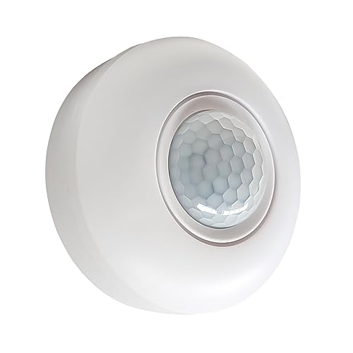 LED ATOMANT Oberflächen-Infrarot-Bewegungsmelder, mit dimmbarem Lichtsensor, Reichweite 6m, Erfassungswinkel 360º, PIR-Sensor, für LEDs von LED ATOMANT