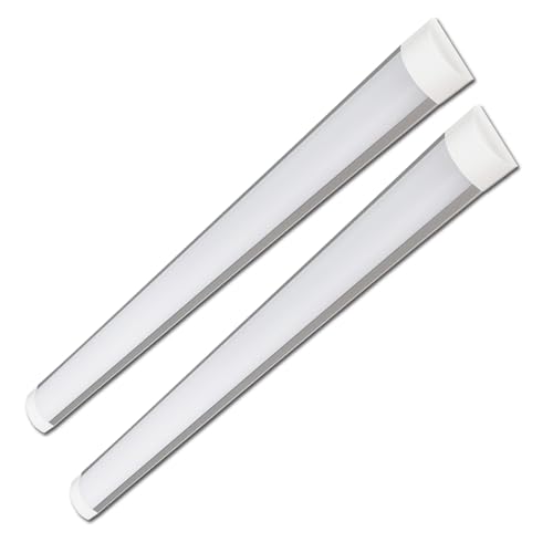 LED ATOMANT Packung mit 2 Feuchtraumleuchte LED, 150cm 48W, CCT (Farbwahlschalter Warmweiß, Neutralweiß oder Kaltweiß), 4800 Lumen von LED ATOMANT