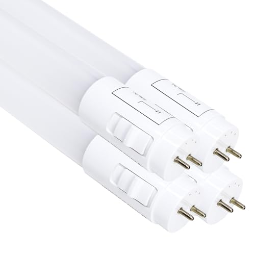 LED ATOMANT Packung mit 4 LED Röhre 120cm 18W, CCT (Farbwahlschalter Warmweiß, Neutralweiß oder Kaltweiß), 2200 Lumen, Starter inklusive, Norm T8 von LED ATOMANT