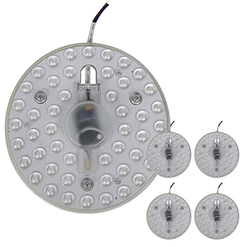 LED ATOMANT Packung mit 5 Magnetisierte LED-Deckenscheibe zur Umwandlung in LED-Downlights 24W, (Warmweiß 3000K), 2160 Lumen von LED ATOMANT