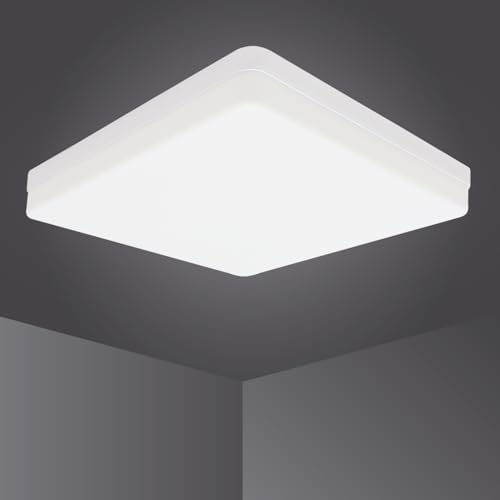 LED ATOMANT Quadratische LED-Decke Oberfläche 48W. Farbe Kaltweiß (6500K). 4000 Lumen. 300x300mm. von LED ATOMANT