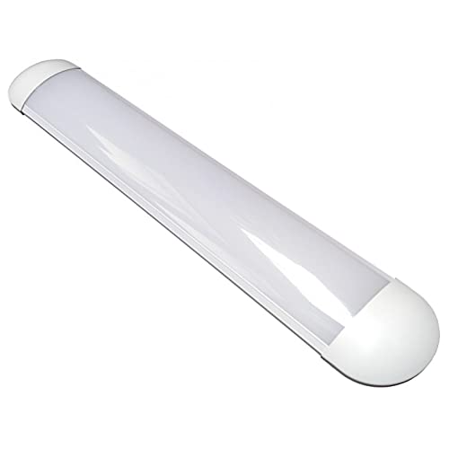 LED ATOMANT Schirm 60 cm Plus, doppelte Leistung, 36 W, Farbe kaltes Weiß 6500 K, integriertes Rohr T8 entspricht 4 Leuchtstoffröhren 3400 lm, LED Slim von LED ATOMANT