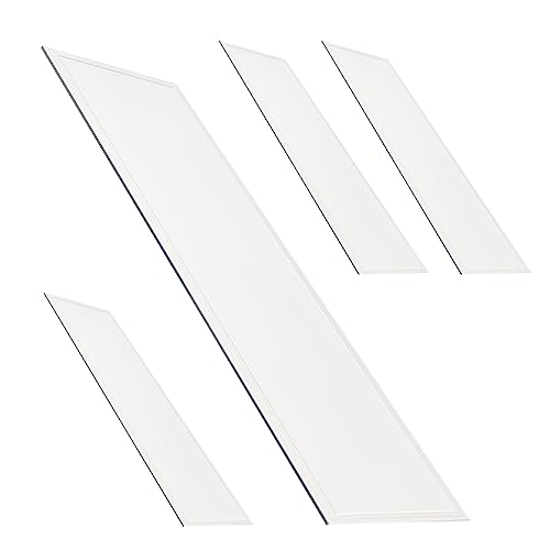 LED ATOMANT Packung mit 4 LED-Panel 120x30cm 48W, CCT (Farbwahlschalter Warmweiß, Neutralweiß oder Kaltweiß), 5000 Lumen, Inklusive Treiber von LED ATOMANT