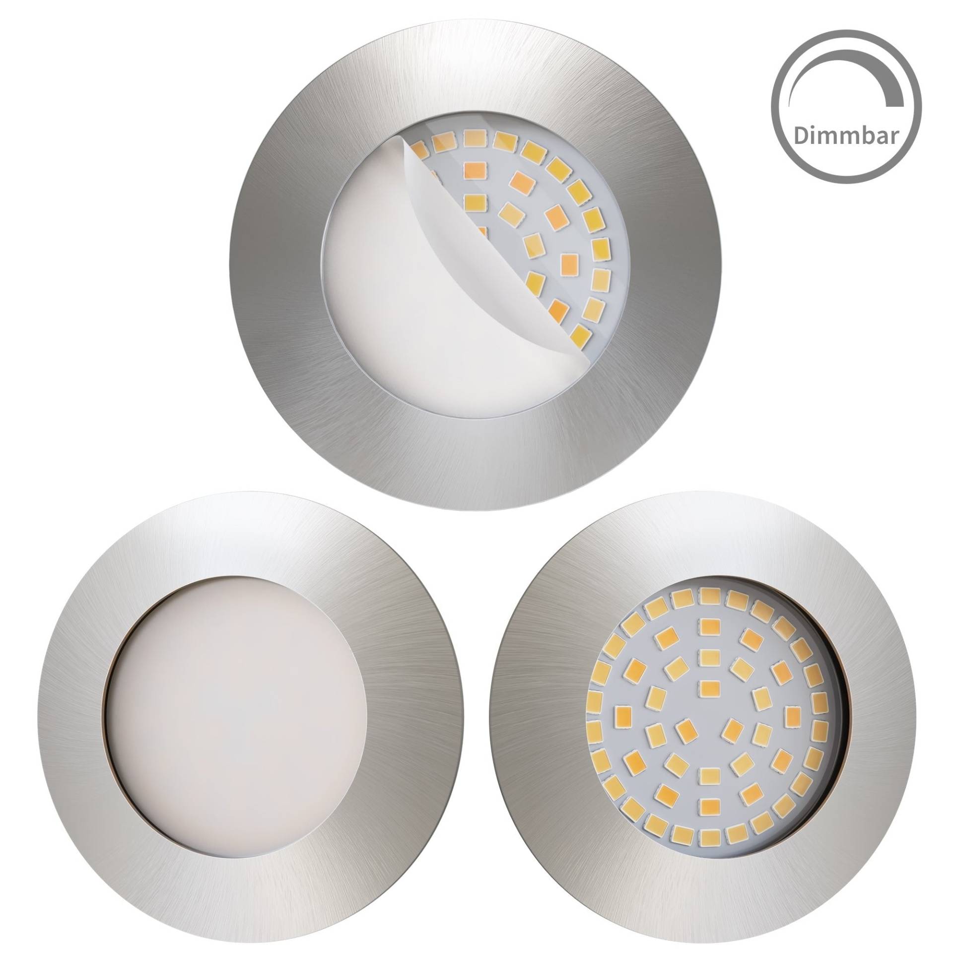 DNP6-DBHP-IBW750B von LED Einbaustrahler Dimmbar (WarmDim) Edelstahldesign I DN-Serie