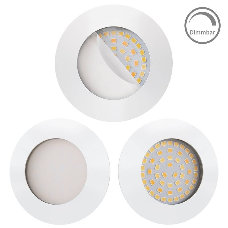 DNM6-DBHM-IBW750B von LED Einbaustrahler Dimmbar (WarmDim) Weiß-Matt I DN-Serie