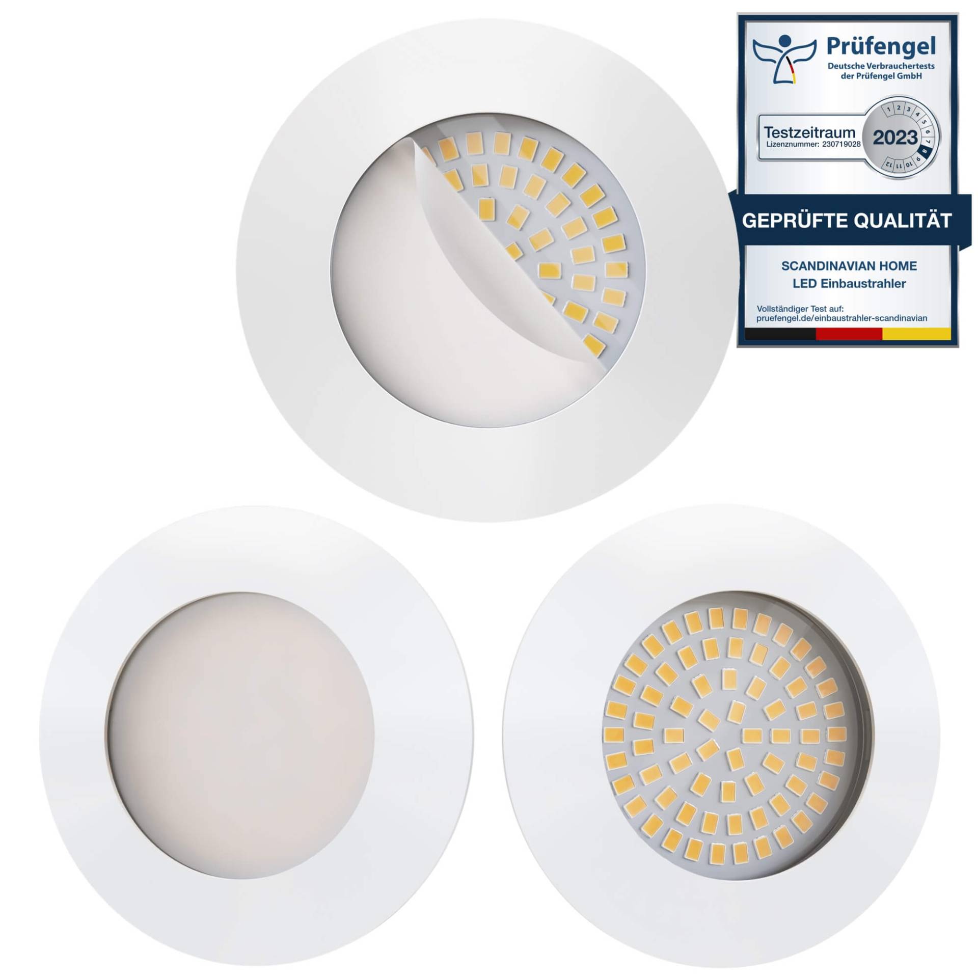 NNM6-DBFM-IBN350B von LED Einbaustrahler Weiß-Matt I NN-Serie