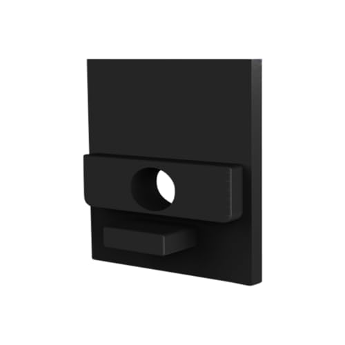 LED-Gigant Aluminium Profil N2 mit opale abdeckung 2 Meter lang (N2 Endkappe schwarz mit Loch) von LED-Gigant