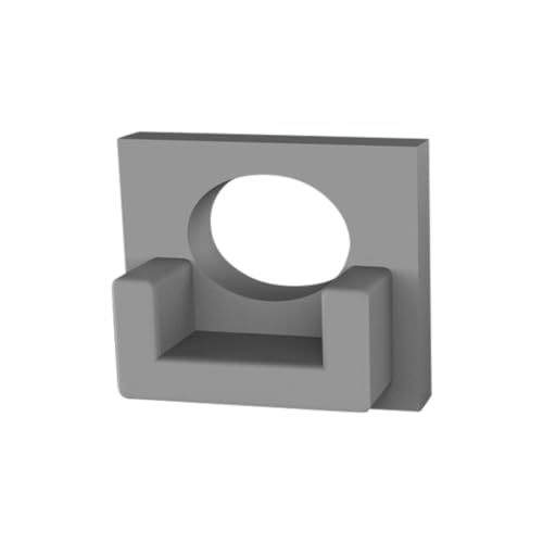 LED-Gigant LED Aluminium Profil A0 Celaeno LED Profil schmal 2m für LED Streifen bis zu 8mm inkl. Abdeckung Opal (Endkappe mit) von LED-Gigant