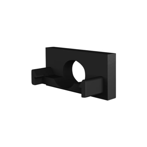 LED-Gigant – flaches LED Profil Aluminium 2m weiss RAL9016 | LED Streifen/Strips bis 16mm Breite | Alu C-Profil m. milchiger Abdeckung | N1 ALU Lichtleiste f. LED (Enkappe Schwarz mit), 910027 von LED-Gigant