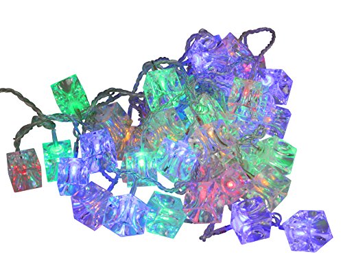 LED Lichterkette Würfel 6,5 m 50 LED bunt multicolor Außen IP44 Partylichterkette Partylicht Partybeleuchtung Partyleuchte Strahler LED Lichterkette Würfel 6,5 m 50 LED bunt multicolor Außen IP44 Partylichterkette Partylicht Partybeleuchtung Partyleuchte Strahler von LED-Highlights