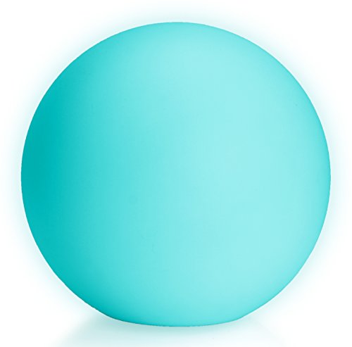 Led Kugel Garten Kugellampe Kugelleuchte Aussen 40 cm Kugellampe für Garten 16 Farben Aufladbar mit Akku und Fernbedienung Leucht Kugel Garten Leuchtkugel Outdoor Lichtkugel außen von LED-Highlights