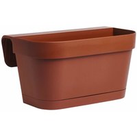 Led Leds - Balconiere B-Smart-Harz-Vase mit Untertasse und Abstandhalter - Brown36x16x19 cm - Brown Led Leds - Balconiere B-Smart-Harz-Vase mit Untertasse und Abstandhalter - Brown36x16x19 cm - Brown von LED LEDS