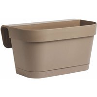 Balconiere B-Smart-Harz-Vase mit Untertasse und Abstandhalter - LightGray36x16x19 cm - LightGray Balconiere B-Smart-Harz-Vase mit Untertasse und Abstandhalter - LightGray36x16x19 cm - LightGray von LED LEDS