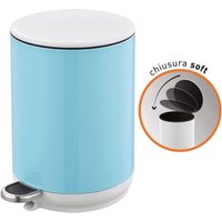 Mülleimer 5LT brixo lady bin pedal soft celeste von LED LEDS