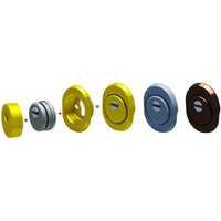 Led Leds - kit zylinderschutz defender securemme chrom 4251ECS D.50X15 von LED LEDS