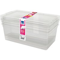 Led Leds - Multibox -Behälter Multiusive für transparente einfache Lebensmittel c Box Set 3 Teile von Keter