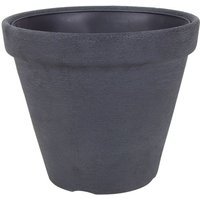 Blumentopf Classic 35x30cm Anthrazit Pflanzengefäß Kübel Übertopf grau 35cm von LED LEDS