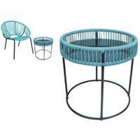 Led Leds - arpa marine bistrot-tisch aus stahl mit glasplatte von LED LEDS