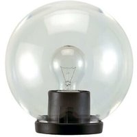 Mastlaterne 'Globo' 40W max - Ø cm.20 schwarz - transparent von LED LEDS