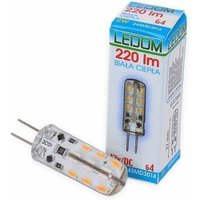 Led Line - 10x G4 led Leuchtmittel 2 Watt 12V dc 220 Lumen Silikon Stiftsockel Stecklampe Lampe Birne 3000K warmweiß von LED LINE