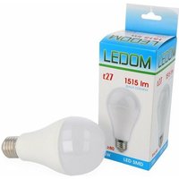 Led Line - 6 Stück] ledom E27 A65 Leuchtmittel 15W Neutralweiß 4000K 1515 Lumen smd led Ra 80 Ersetzt 150W 220-240V Glühlampe Ø60mm Energiesparlampe von LED LINE