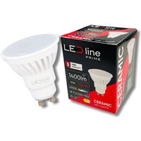 LED-Lampe GU10 10W 4000K Neutral 1400lm Keramik STRONG LED line PRIME von LED LINE
