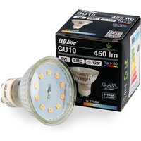 10x GU10 5W led Leuchtmittel Warmweiß 2700K 450 Lumen Spot Strahler Einbauleuchte Energiesparlampe Glühlampe - Led Line von LED LINE