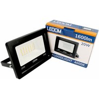 Led Line - led Strahler ledom 20W led Scheinwerfer Superhell 1600LM Strahler Außen 4000K Neutralweiß Fluter IP65 Wasserdicht Flutlicht Außenstrahler von LED LINE