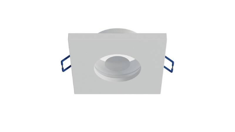 LED Labs LED Einbaustrahler BONA Deckenleuchte für GU10 quadratisch IP44 Ø 60 cm Bohrloch, ohne Leuchtmittel, IP44-Schutz von LED Labs