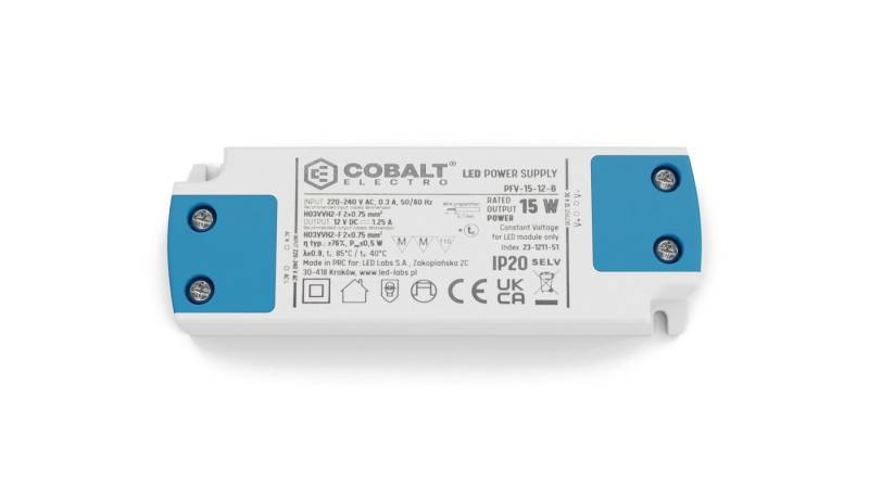 LED Labs LED-Netzteil IP20 Schutzart Effizient Sicher Trafo für LED-Beleuchtung LED Trafo von LED Labs