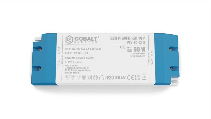 LED Labs LED-Netzteil IP20 Schutzart Effizient Sicher Trafo für LED-Beleuchtung LED Trafo von LED Labs