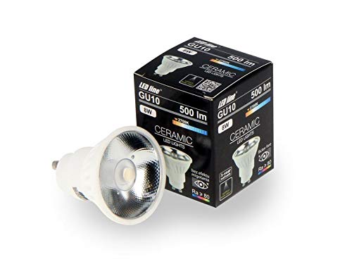 3x LED Leuchtmittel GU10 COB 8W 24° 500 Lumen Glühbirne Glühlampe Spot 2700K warmweiß von LED-Line