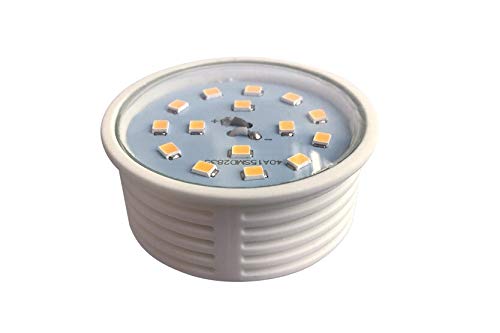 5x 5W Slim LED Einbauleuchte Warmweiß 400lm 20mm Höhe 230V Ø50mm Einbaustrahler GU10 Ersatz, Flach geringe Höhe von LED-Line