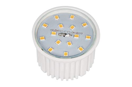 5x 7W Slim LED Einbauleuchte Warmweiß 550lm 33mm Höhe 230V Ø50mm Einbaustrahler Dimmbar von LED-Line