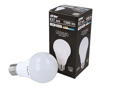 E27 13W LED 1300 lm Leuchtmittel Warmweiß Ceramic Glühbirne Energiesparlampe Glühlampe Energieklasse A+ von LED-Line