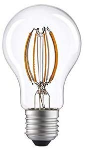 LED-Line E27 8W LED Filament A60 Dimmbar Ø60mm Glühbirne 4000K Neutralweiß 968 lm Glühfaden Retro Lampe Vintage Look Fadenlampe Kugelform Ballonform von LED-Line