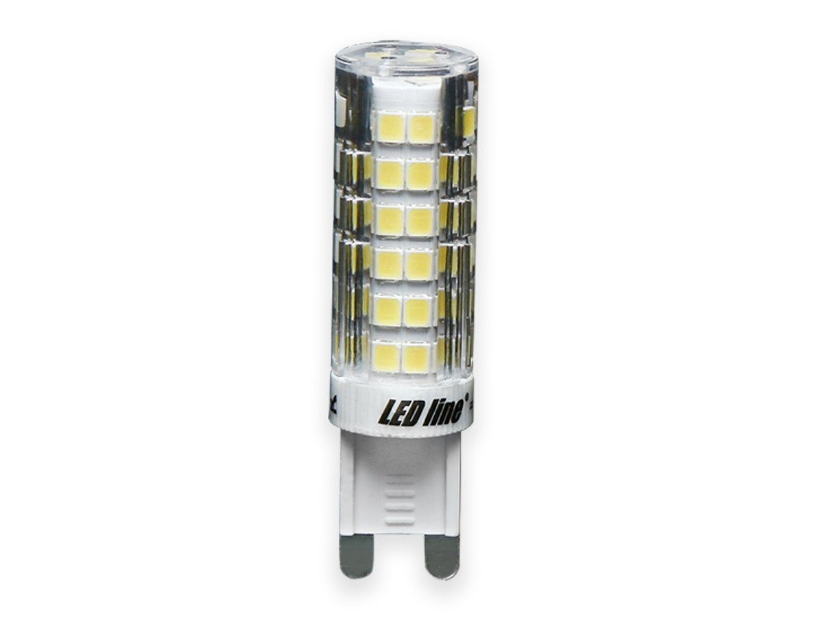 LED-Line LED-Leuchtmittel G9 LED Leuchtmittel 6W 2700K Warmweiß 550 Lumen Stiftsockel, 10 St. von LED-Line