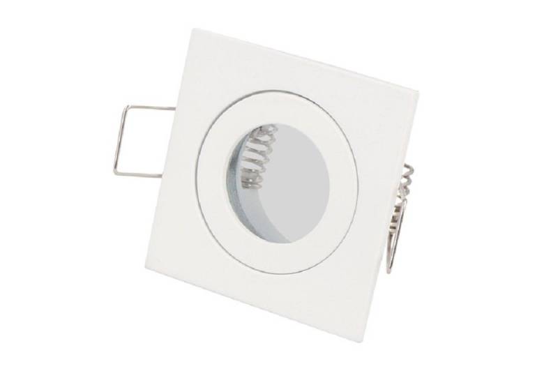 LED-Line LED Einbaustrahler Einbaustrahler Einbaurahmen Eckig Ø45mm Bohrloch Aluminium von LED-Line