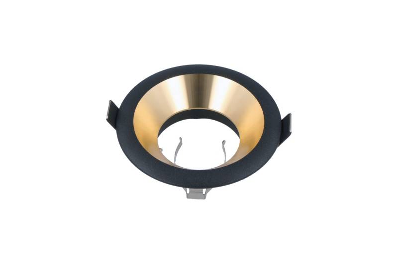 LED-Line LED Einbaustrahler LED line® Einbaustrahler rund Spot Downlight IP20 max.35W schwarz/gold, schwarz-gold sandgestrahlt von LED-Line