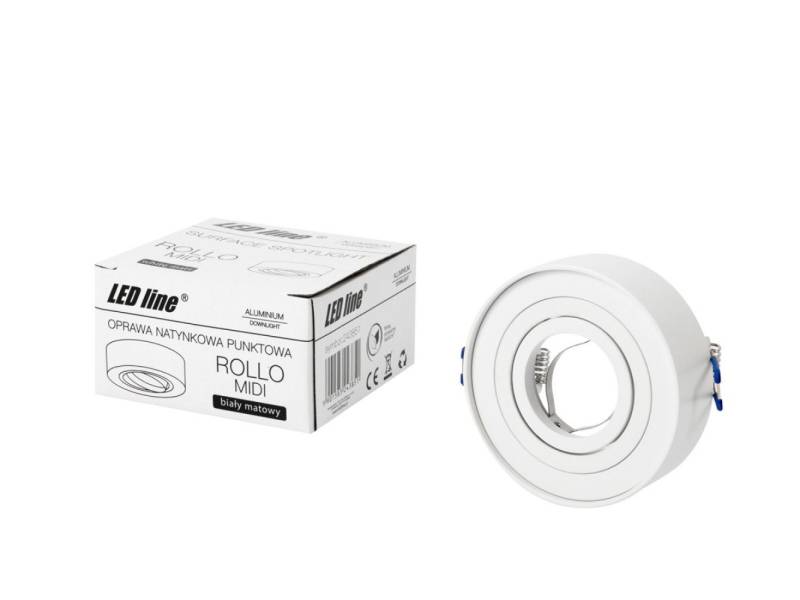 LED-Line LED Einbaustrahler LED line® Einbaustrahler max. 35W Spot IP20 rund schwenkbar weiß matt, nein, schwenkbar von LED-Line