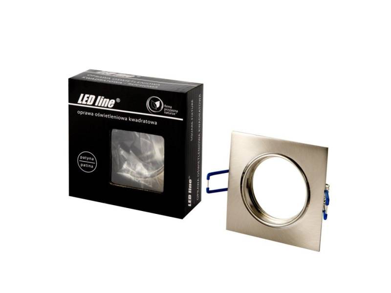 LED-Line LED Einbaustrahler LED line® Einbaustrahler max. 35W Spot schwenkbar IP20 Downlight satin, schwenkbar von LED-Line