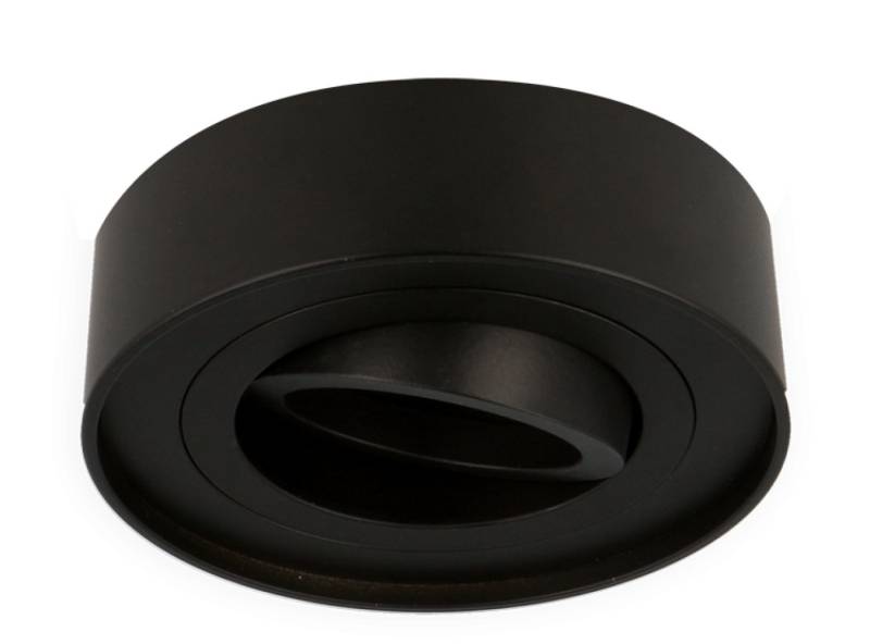 LED-Line LED Einbaustrahler LED line® Einbaustrahler max35W Spot IP20 rund schwenkbar schwarz matt, nein, schwenkbar von LED-Line