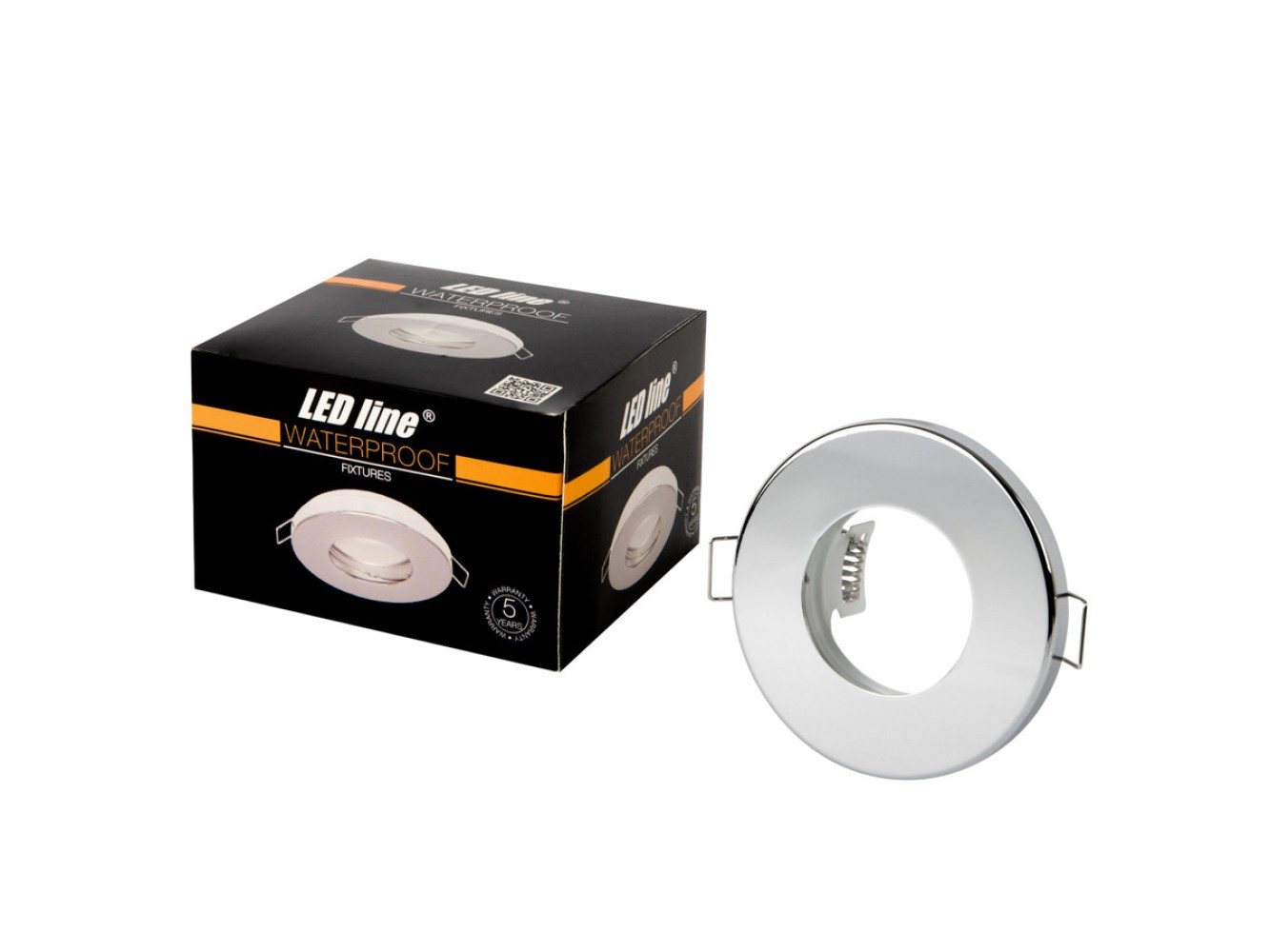 LED-Line LED Einbaustrahler LED line Einbaustrahler max 35W Spot Downlight rund chrome wasserdicht, chrome LED-Line LED Einbaustrahler LED line Einbaustrahler max 35W Spot Downlight rund chrome wasserdicht, chrome von LED-Line
