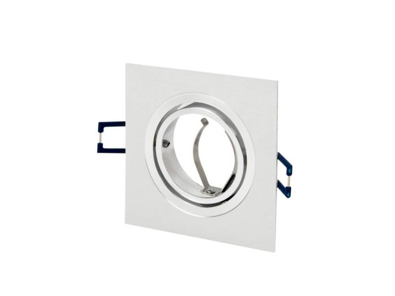 LED-Line LED Einbaustrahler LEDOM Einbaustrahler max 35W Spot schwenkbar IP20 Downlight eckig weiß, weiß gebürstet von LED-Line